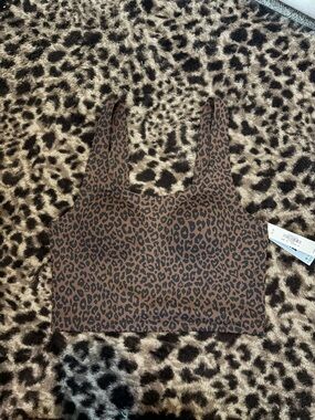 Leopard PINK victoria secret sports bra
